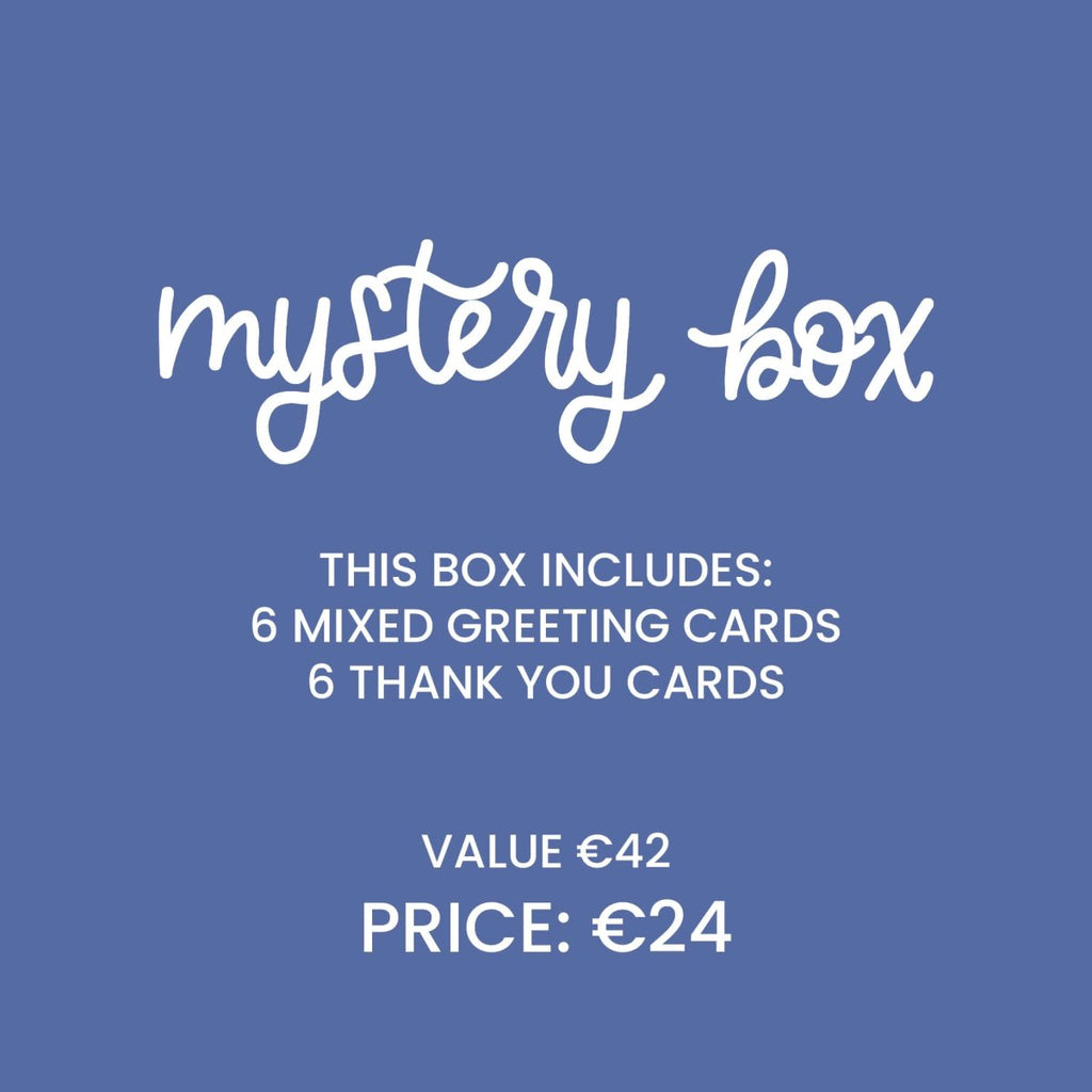 Mystery Box - 6 greeting cards and 6 thank you cards - Hue Complete Me