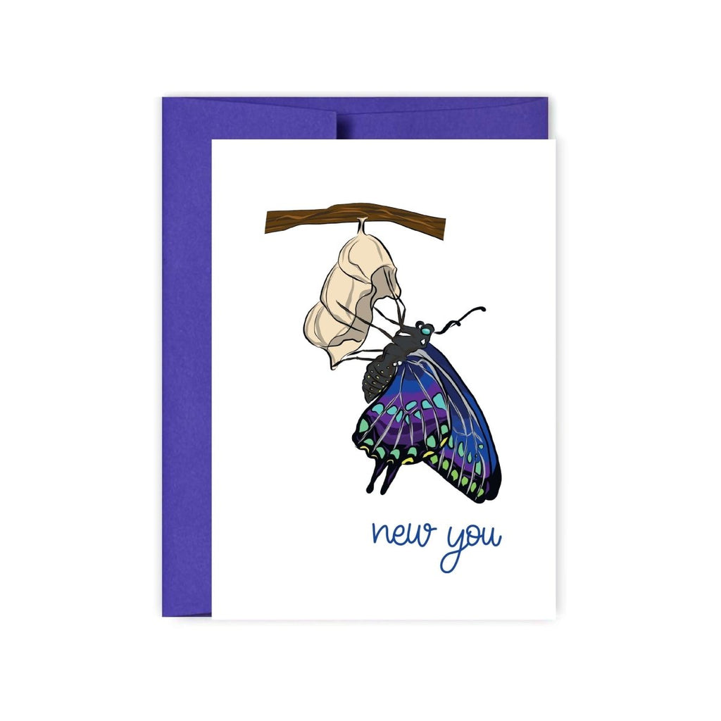 New You Butterfly Card - Hue Complete Me