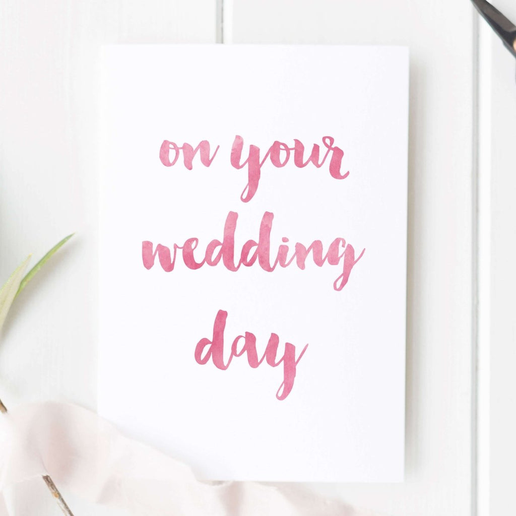 On Your Wedding Day Card - Hue Complete Me