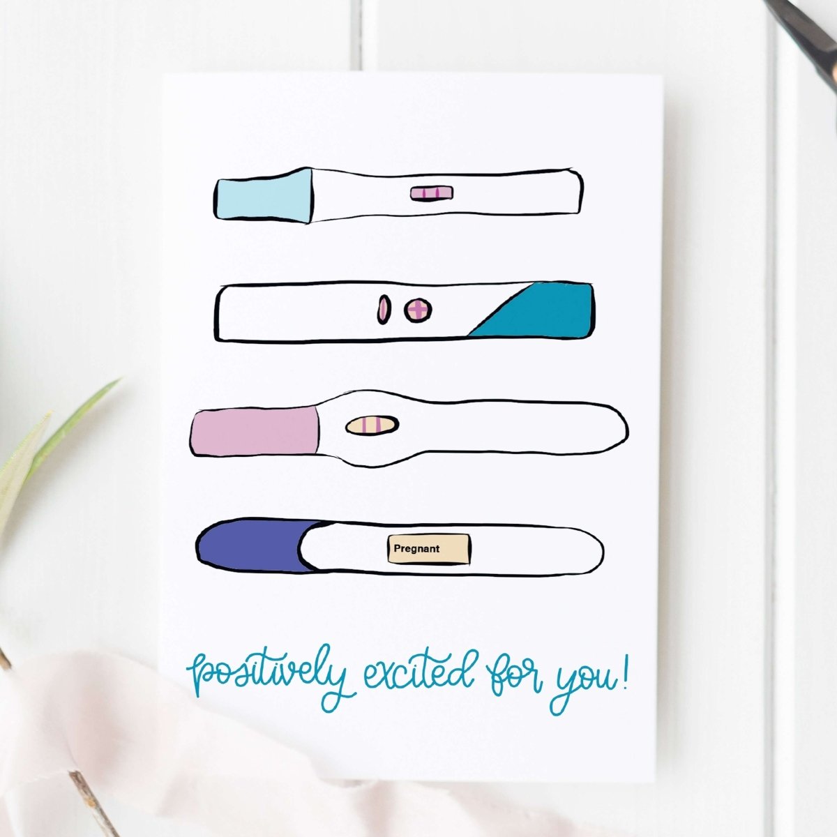 Pregnancy Congratulations Card - Hue Complete Me