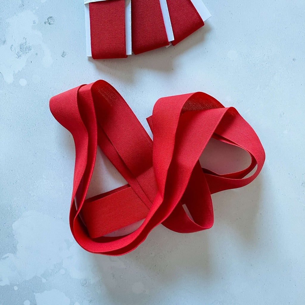 Red Wide Cotton Ribbon - Hue Complete Me
