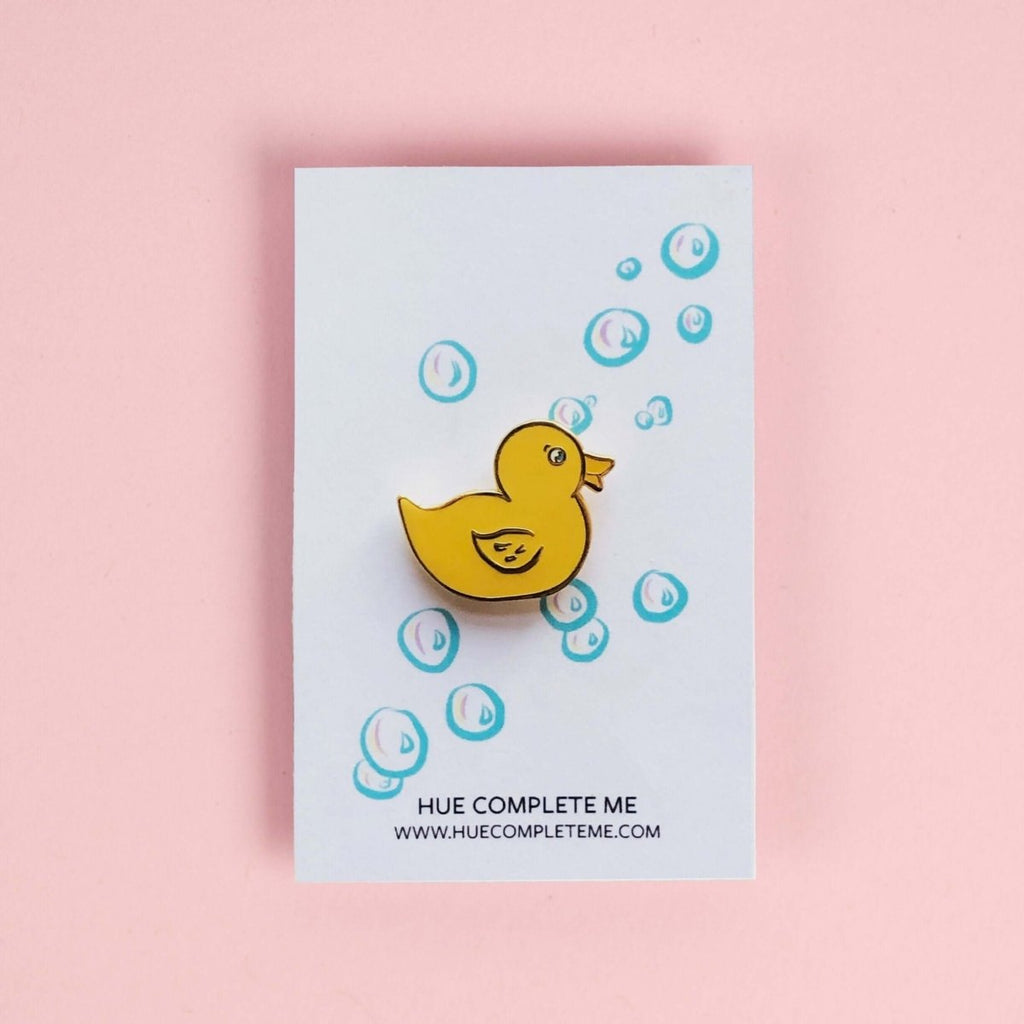 Rubber Duck Enamel Pin - Hue Complete Me