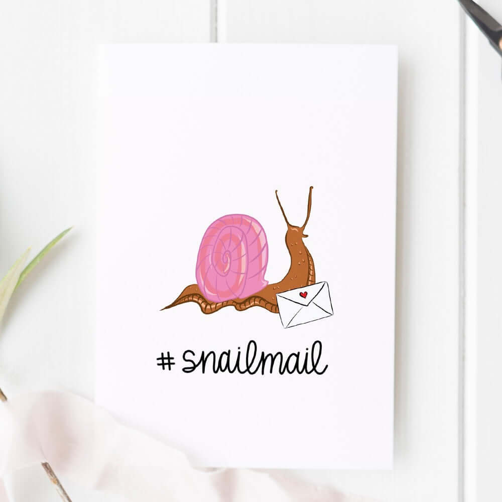 Snail Mail Thinking Of You Card - Hue Complete Me