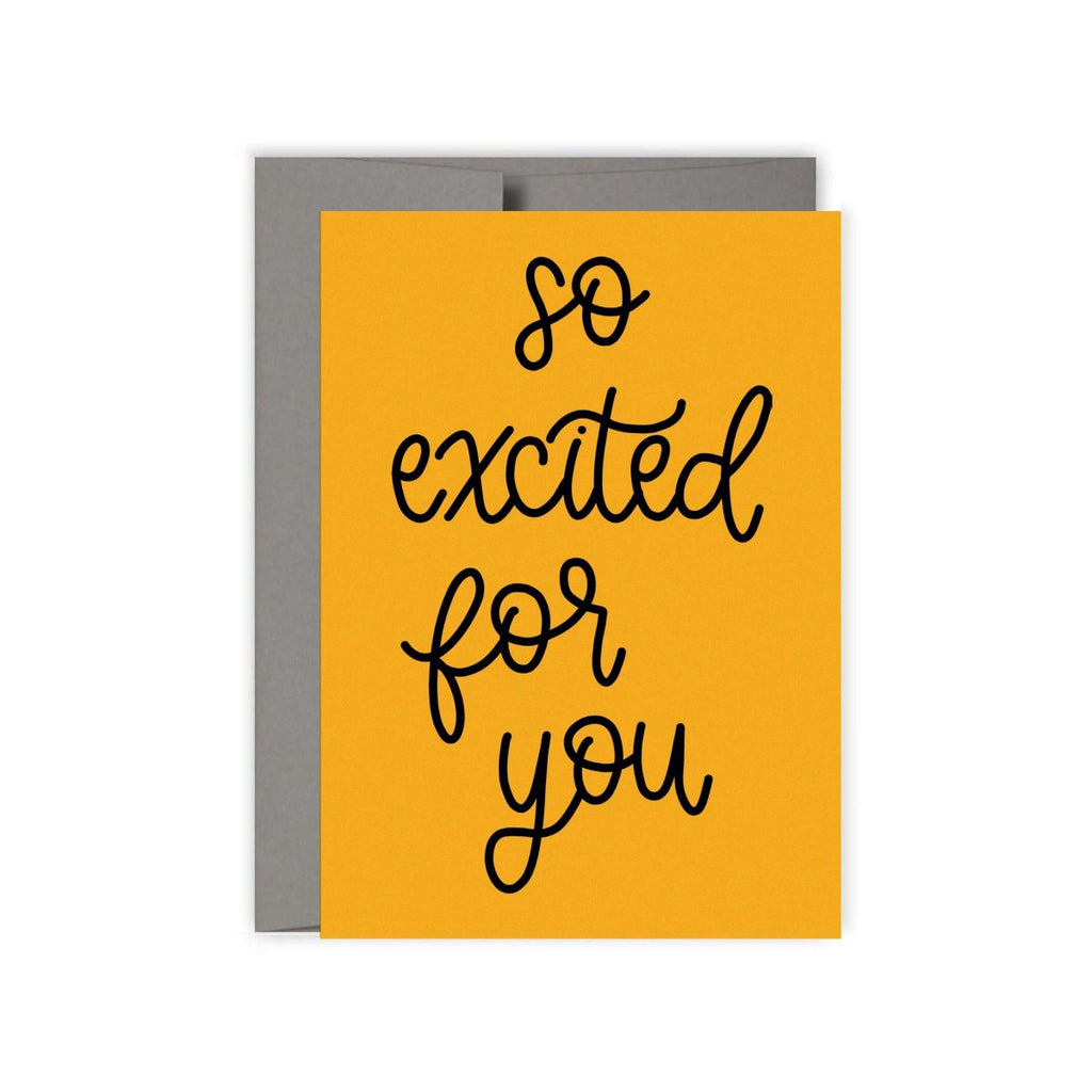 So Excited For You Card - Hue Complete Me