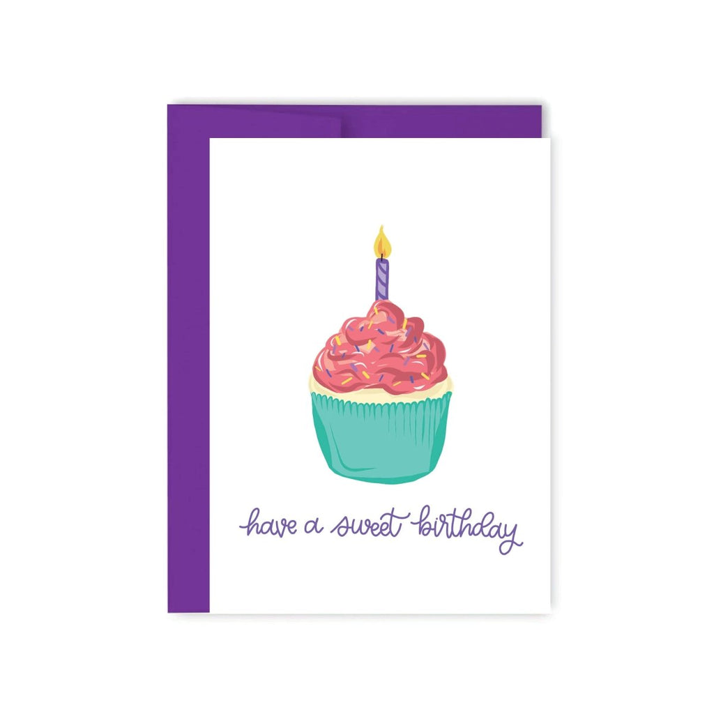 Sweet Cupcake Happy Birthday Card - Hue Complete Me