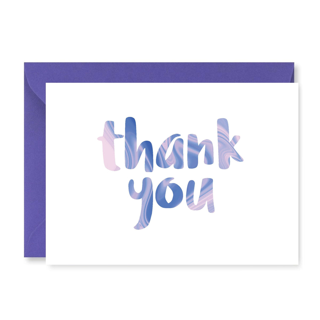 Thank You Blue Marble Card Greeting Card Hue Complete Me €3.95