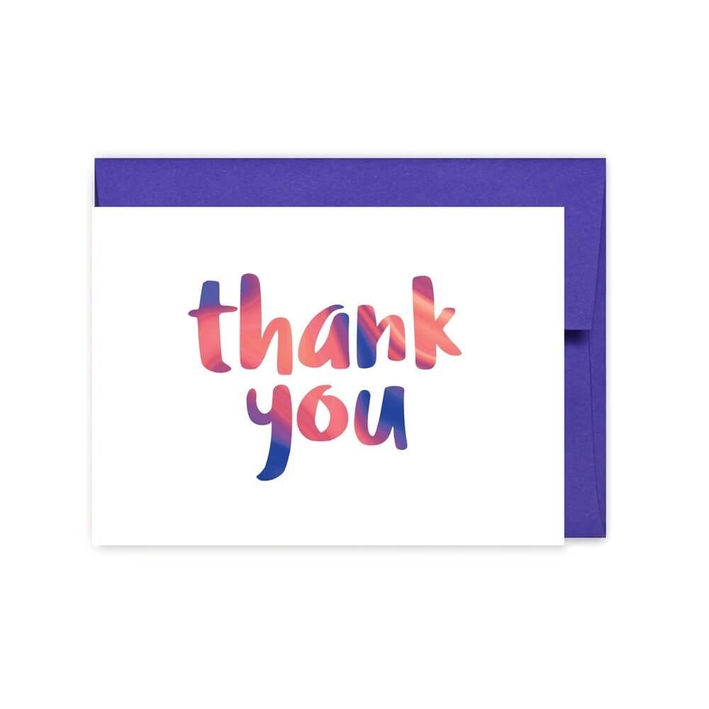 Thank You Marble Card Greeting Card Hue Complete Me €3.95