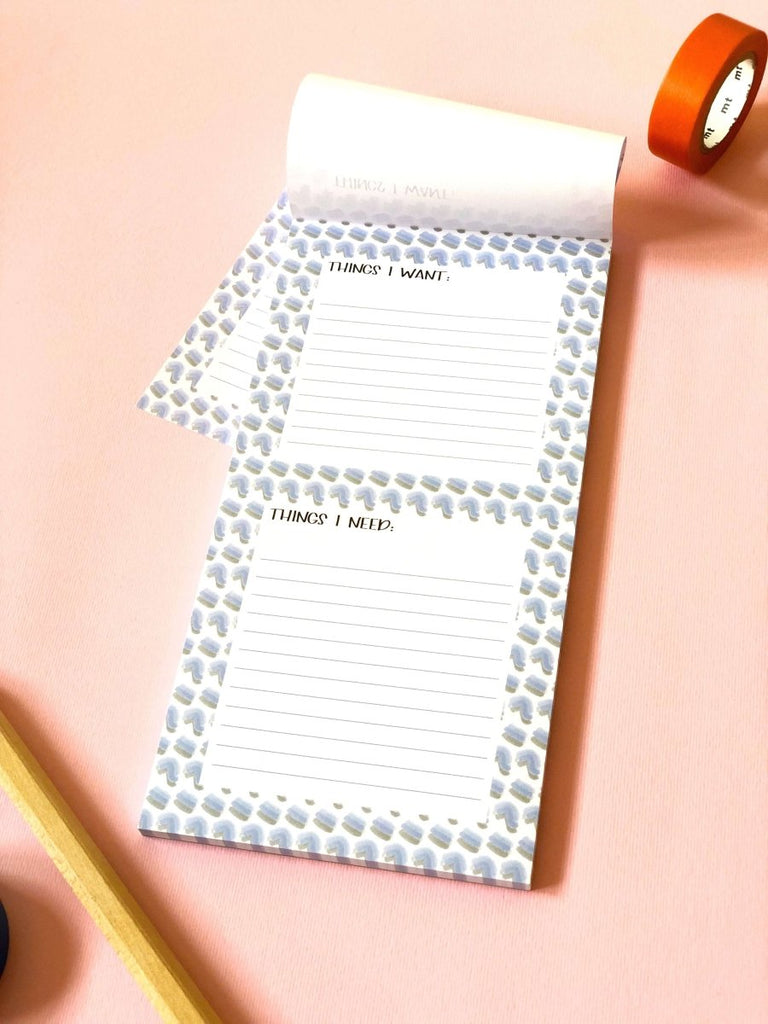 Things I Want Funny Notepad - Hue Complete Me