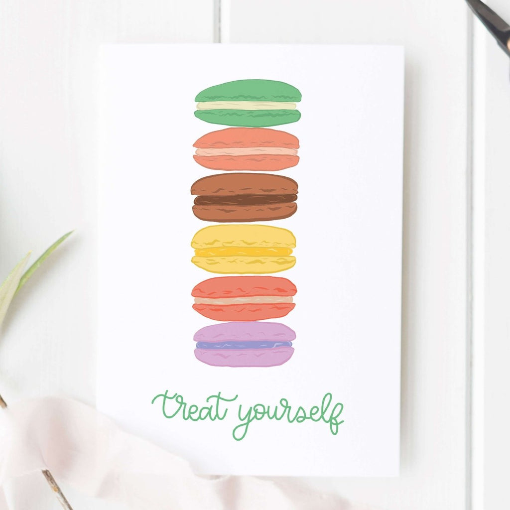 Treat Yourself Macaron Card - Hue Complete Me