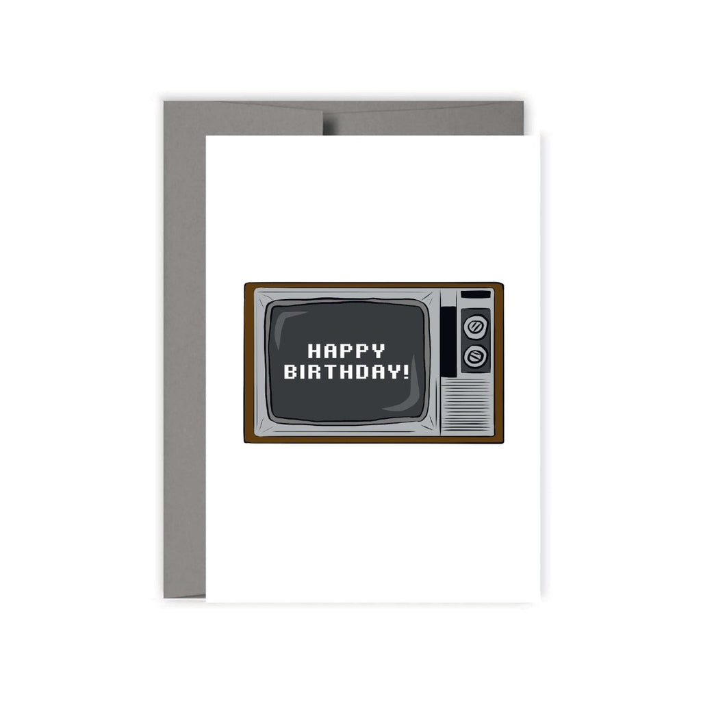 TV Happy Birthday Card - Hue Complete Me