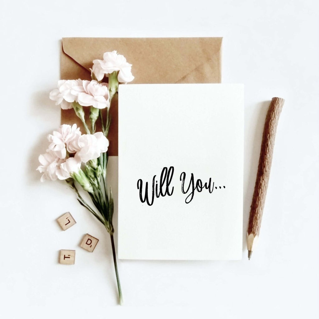Will You... Wedding Party Card - Hue Complete Me