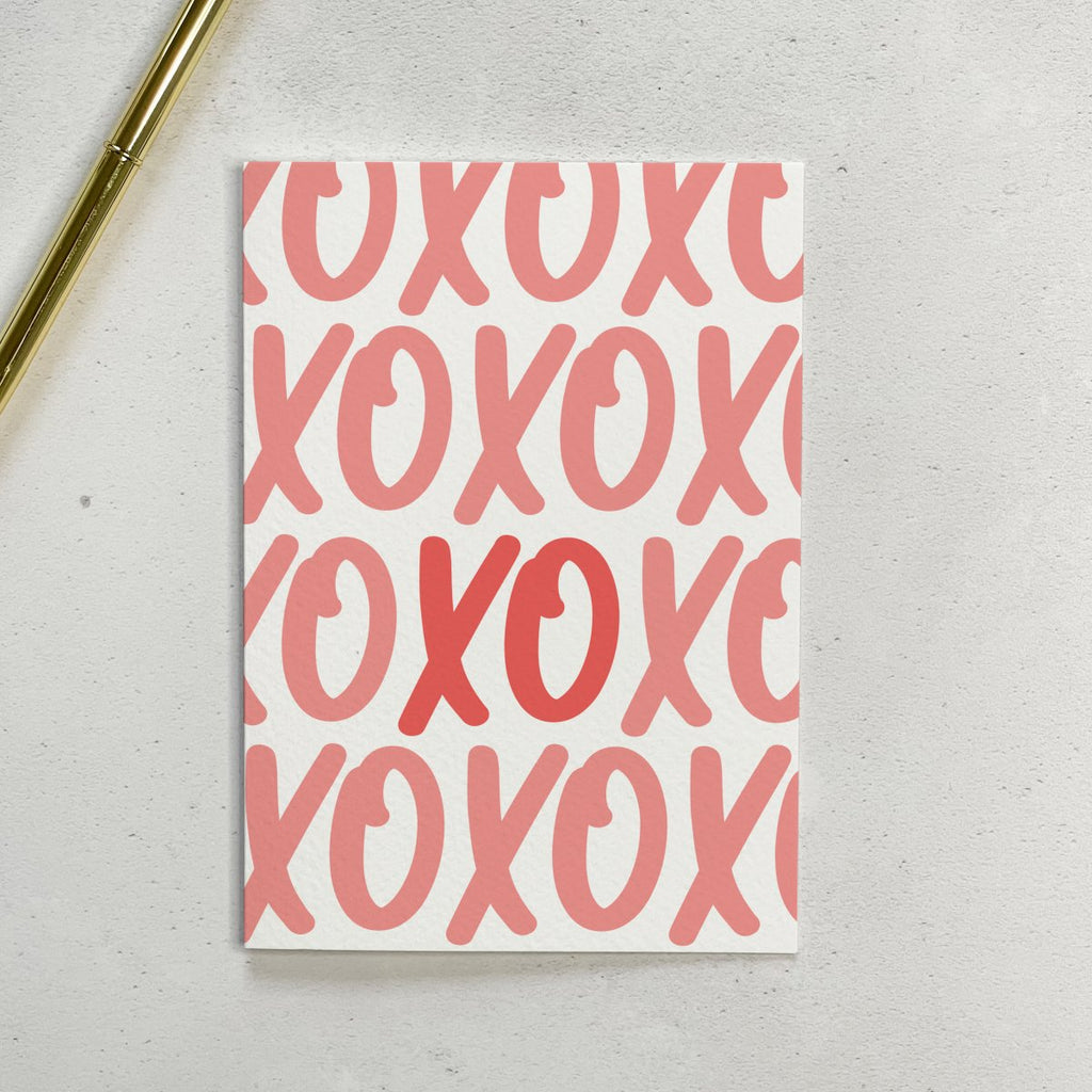 XO XO Valentine's Day Card - Hue Complete Me