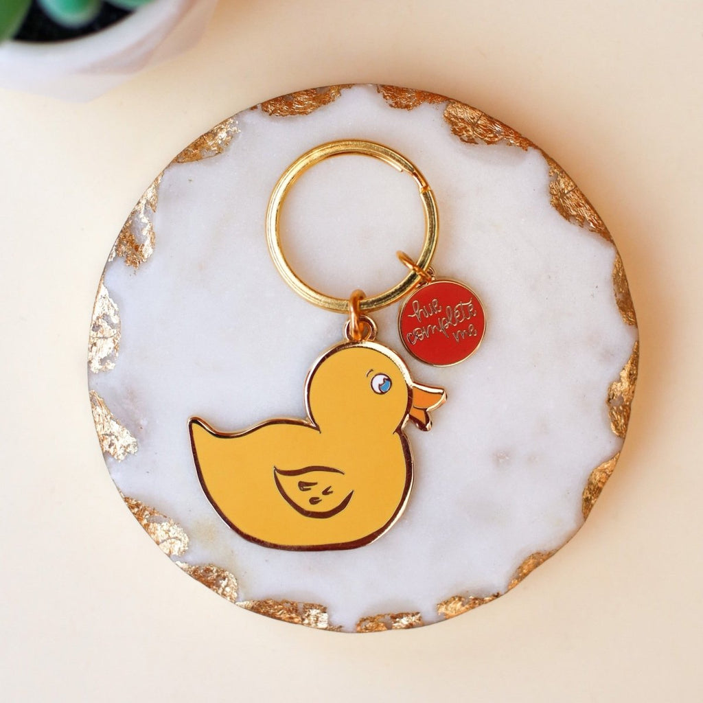 Yellow Duck Keychain - Hue Complete Me