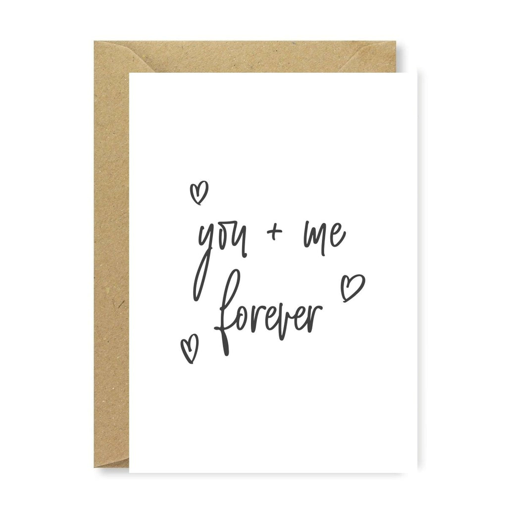 You And Me Forever Card - Hue Complete Me