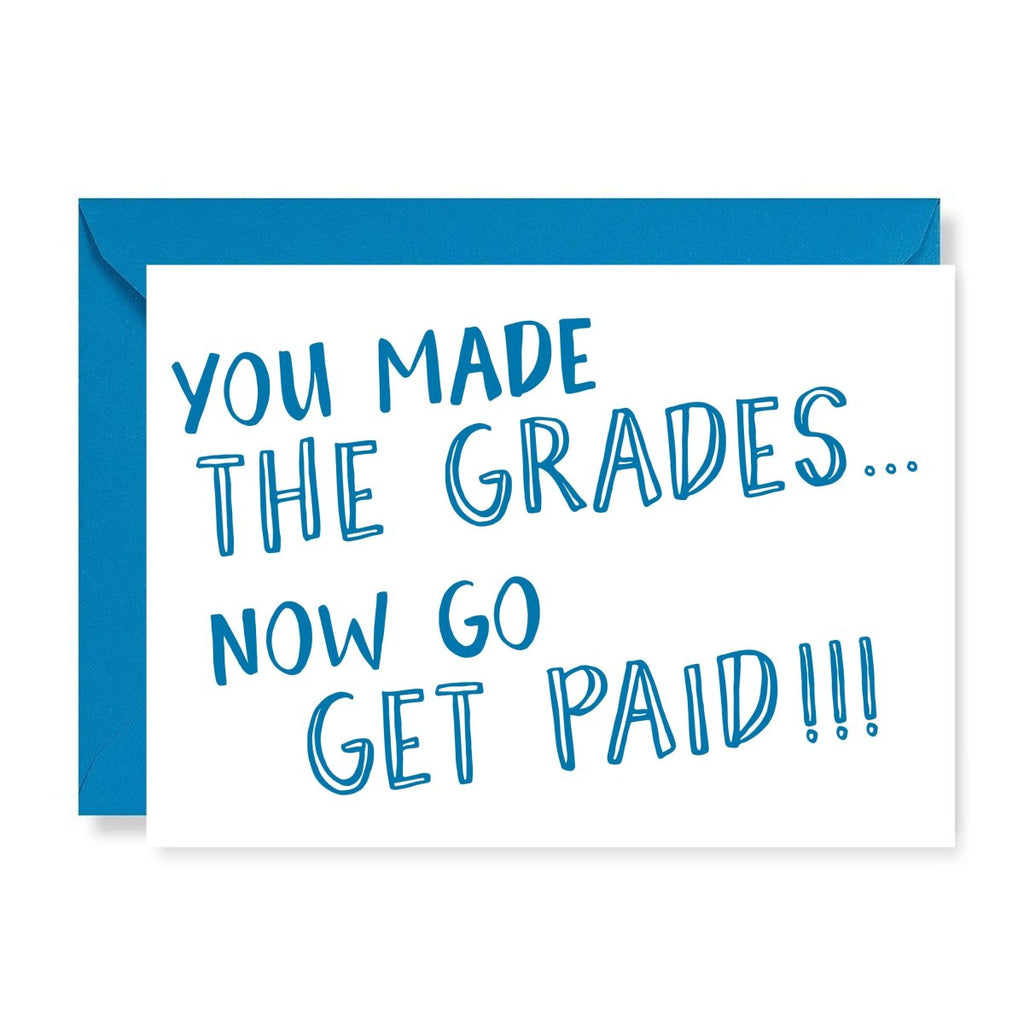 You Made The Grades Grad Card - Hue Complete Me