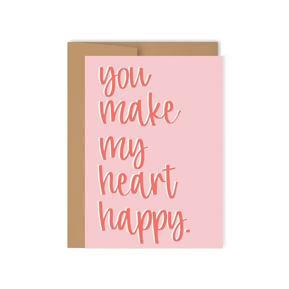 You Make My Heart Happy Card - Hue Complete Me