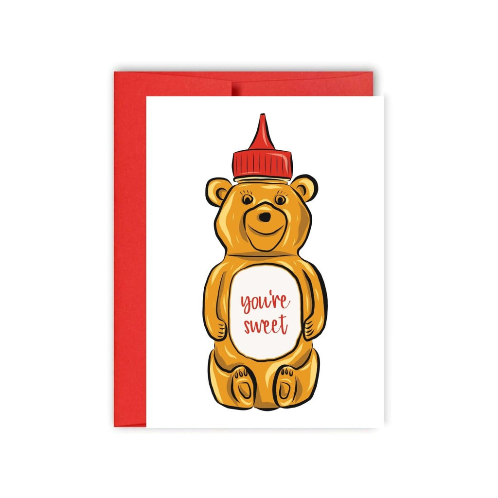 You're Sweet Honey Bear Card - Hue Complete Me
